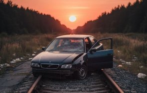 пиян шофьор катастрофира метър релсите