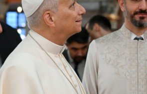 папа лъв xiv събу помоли синята джамия истанбул снимки