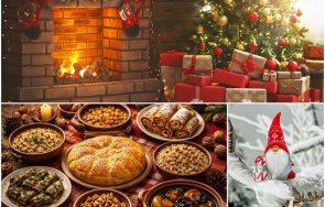 стойте камината дъжд сняг бъдни вечер виелици поледици коледа карти