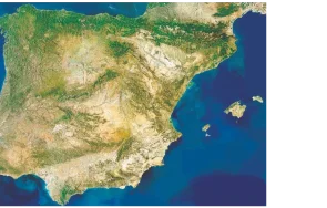 иберийският полуостров върти посока часовниковата стрелка