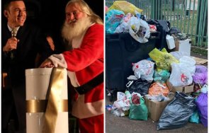 миризливи празници подаръци всички сърце софия тъне боклуци мизерия коледа снимки