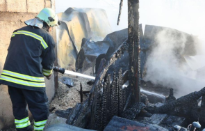 пожар избухна конна база фанагория варна изгоряха седем животни снимки