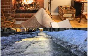 стойте камината студеното време продължава жълт код поледици четири области карта