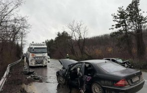 зловеща катастрофа германец уби челен удар мъж монтанско снимки