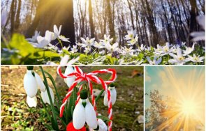 баба марта пристига слънце ясно време живакът стига пролетните градуса карта