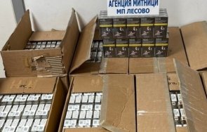 280 000 къса цигари два камиона откриха митничарите лесово снимки