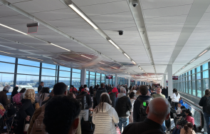 летище сащ беше временно евакуирано сигнал заплаха