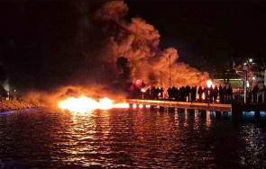 яхти милиони горят бодрум