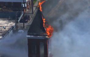 пожар изпепели историческа сграда рим