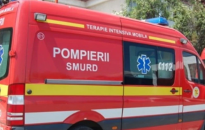 мъж загина три деца жена болница кола заби сграда румъния