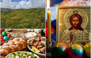 свежо време великден слънчево приятно слаб дъжд отделни места живакът вдига градуса карта