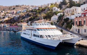 гръцките моряци часова национална стачка блокират всички фериботни маршрути