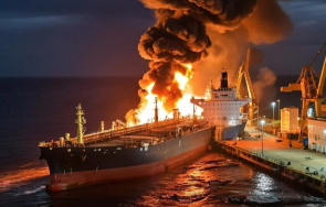 украйна атакува два танкера пристанището новоросийск видео