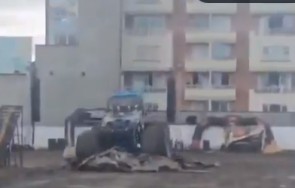 атв вряза зрители автомобилно шоу колумбия загинали видео