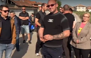 протест блокада заради преминаването стотици камиони село пазарджишко