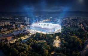левски първи стъпки новия стадион