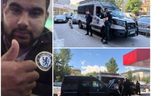 екшън пирогов автомобилът транспортираха траян калашниците косъм пламне снимки видео
