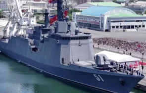 северна корея въоръжи мощния боен кораб