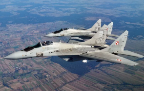 полша вдигна изтребители руски удари границата видео