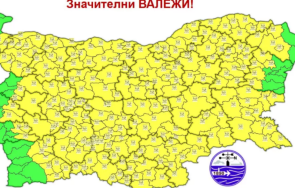 жълт код студен фронт носи гръмотевични бури 