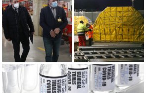 700 извънредно пик ангел кунчев богдан кирилов посрещат поредната партида ваксини пфайзер бионтек covid гледайте живо