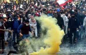 ранени сблъсъци демонстранти полиция ливан