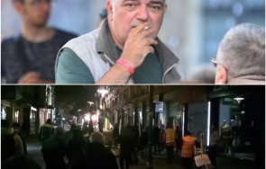 екшън насред софия протестиращи освиркват бабикян боклук видео