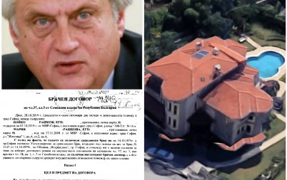 бомба пик брачния договор бойко рашков богатия политик съпрузите поделят рекордните имота резиденция софия бани басейн фитнес част резиденция морето б