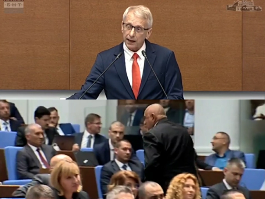ЕКШЪН В ПИК ТV! Борисов побесня след речта на Денков в парламента ...