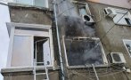 Пожар изпепели дом в триежна сграда в Пловдив