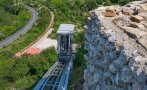Пускат в движение фуникуляра на крепостта Трапезица във Велико Търново