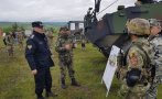 Началникът на отбраната присъства на военно учение на полигон „Чинку“ в Румъния