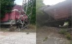 ПЪРВО В ПИК: Страшен инцидент на гара Девня - товарен влак дерайлира (СНИМКИ)