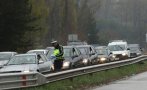 Верижна катастрофа на Околовръстното на Пловдив - нанизаха се четири коли