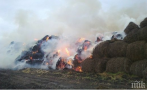 300 бали сено изгоряха при пожар в Стражица