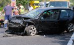 Тежката катастрофа на Кресненското дефиле затвори за час и половина Е-79, една жена е починала (СНИМКИ)