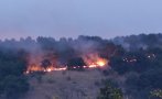 ОГНЕН АД: Военни се включат в гасенето на пожара край хасковското село Брягово