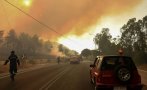 Евакуираха пет села заради големия пожар в Пелопонес
