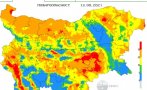 Екстремен индекс за пожари обявиха за 15 области