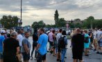 Блокираха и пътя София - Перник заради спрян ремонт (СНИМКИ)