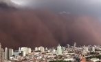 огромен облак прах покри сао пауло