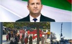 ОТЧАЯН ПИАР: Радев съвсем го закъса за симпатизнати - карат му с бусове хора от цяла България за шествието в Русе, подготвена агитка се тълпи около него за масовка (СНИМКИ/ВИДЕО)