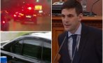 САМО В ПИК TV: Два дни след като стана шеф на парламента, Никола Минчев се прави на тежкар - кортежът му кара по трамвайните релси, пускат му зелена вълна (ВИДЕО)