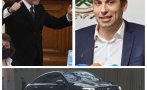 САМО В ПИК! Николай Събев не слиза от джипа за 200 бона - транспортният министър се фука пред колегите си с баровския автомобил (ПАПАРАШКИ СНИМКИ)