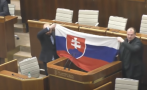 скандали парламента словакия заради военен договор сащ видео