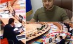 ПРОСТО КИРО: Докато Зеленски говори пред ЕП за ужаса в Украйна, Кирил Петков си маже филийки в залата (ВИДЕО)