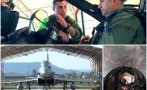 радев пилотира изтребителя юрофайтър видео