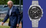 Байдън си сверява времето с часовник на Джеймс Бонд за 5400 евро