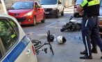 Велосипедист е с опасност за живота, блъснал се в кола при резиденция 