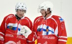 финландският президент играе хокей владимир путин